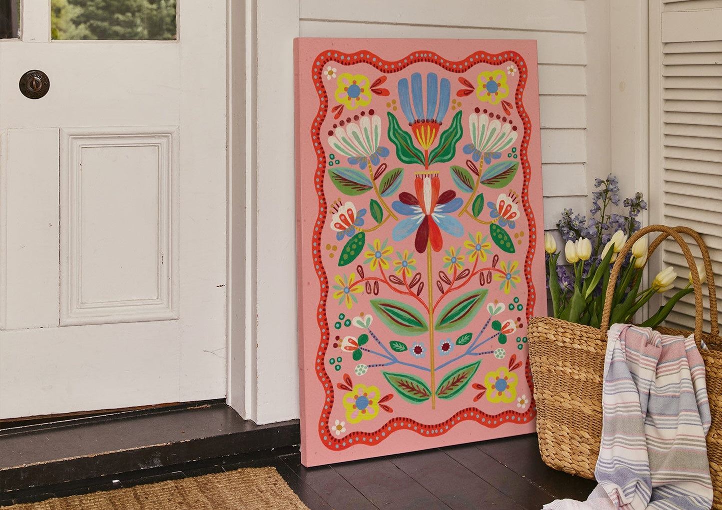 Flower Patch Symmetry, Poster