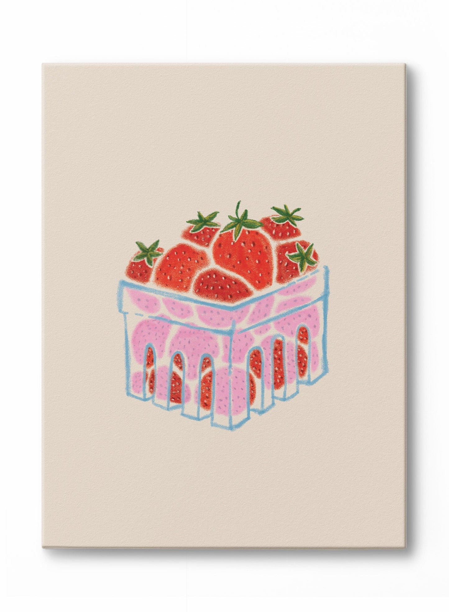 Strawberry Punnet, Poster