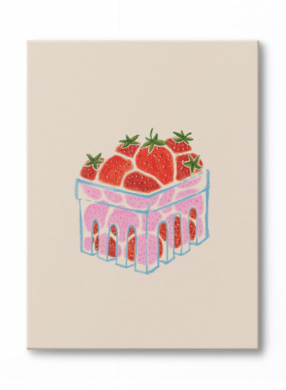 Strawberry Punnet, Poster
